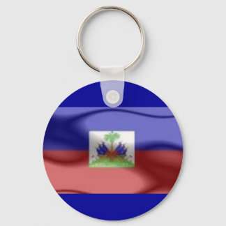 haiti flag key chain
