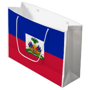 Haiti Flag Large Gift Bag