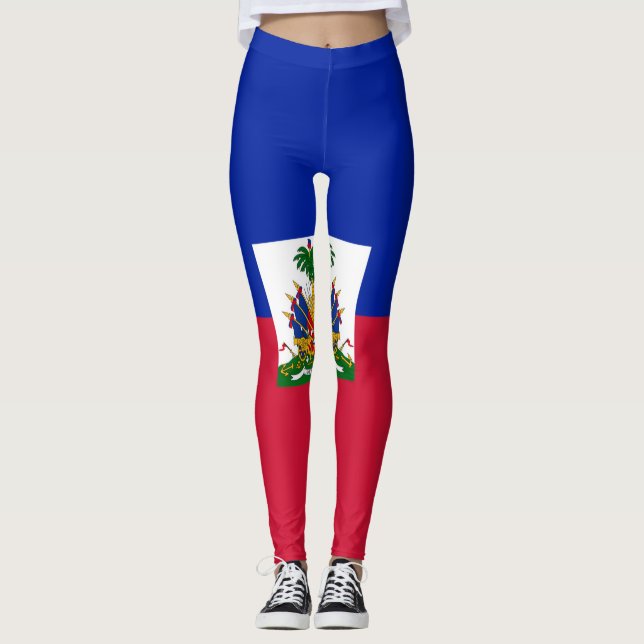 Haiti flag legging (Front)