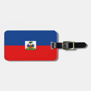 Haiti flag luggage tag