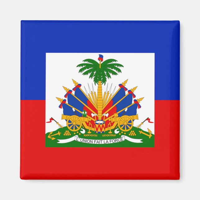 Haiti Flag Magnet (Front)