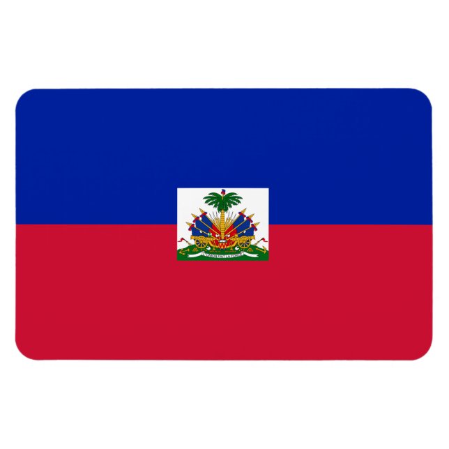 Haiti flag magnet (Horizontal)