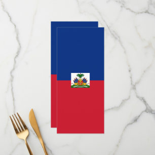 Haiti flag menu