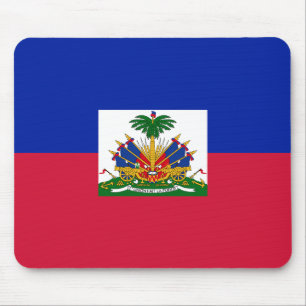 Haiti Flag Mouse Mat