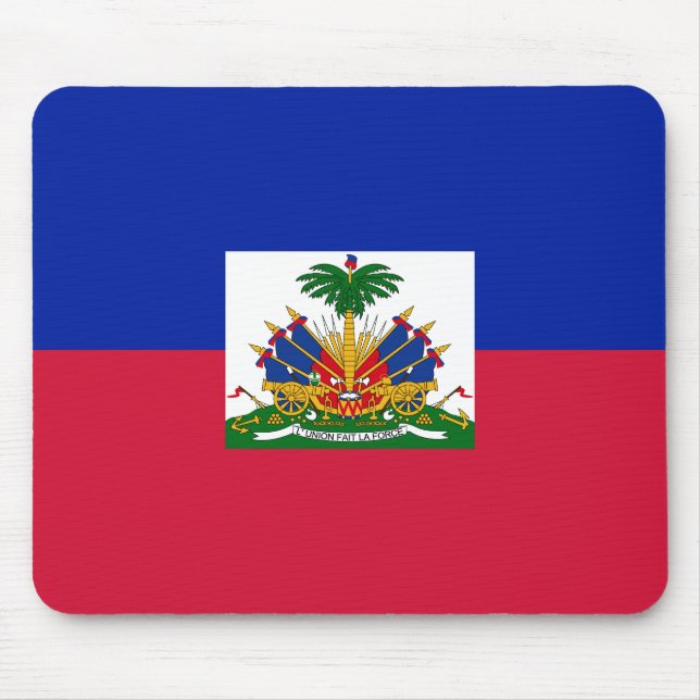 Haiti Flag Mouse Mat (Front)