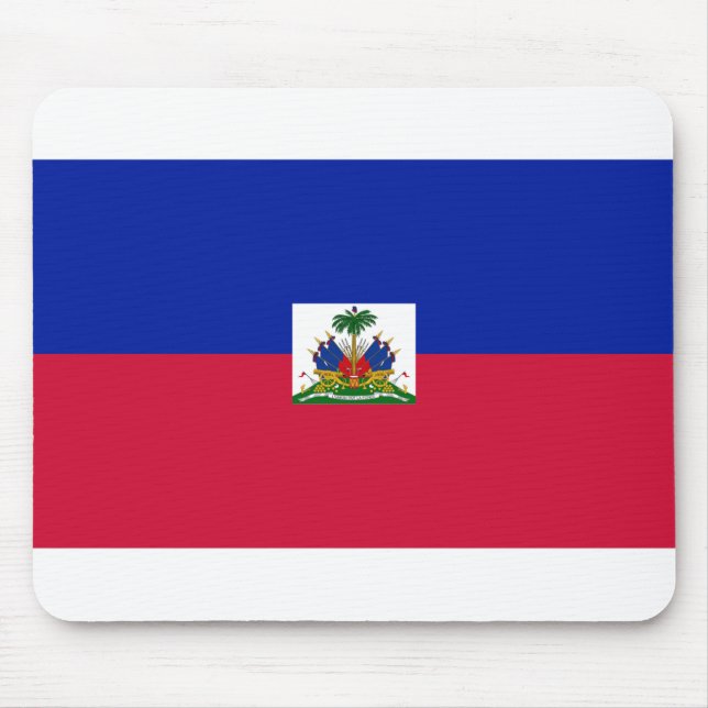 Haiti Flag Mouse Mat (Front)