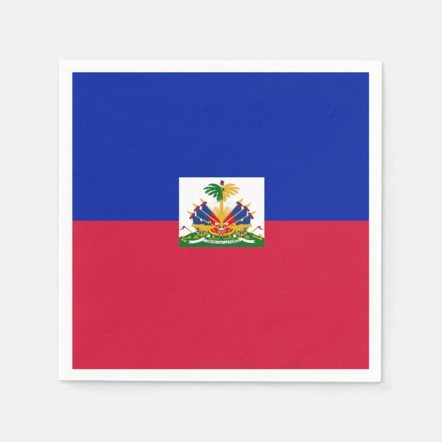 Haiti flag  napkin (Front)