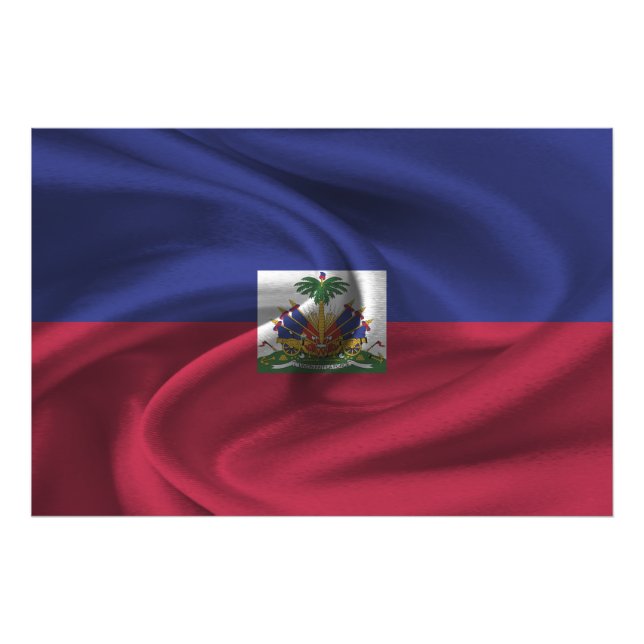 Haiti Flag Photo Print (Front)