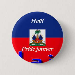 Haiti flag pin back buttons