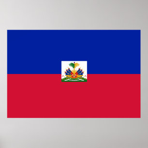 Haiti flag  poster