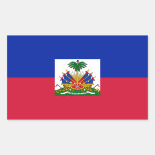Haiti Flag Rectangular Sticker