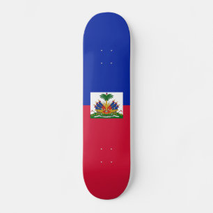 Haiti Flag Skateboard