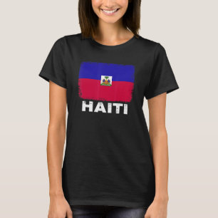 Haiti Flag Support Haitian People Women Men T-Shirt