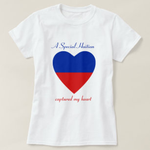 Haiti Flag Sweetheart T-Shirt