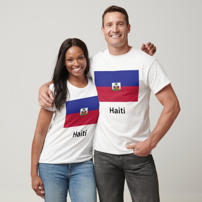 Haiti Flag T-Shirt (Unisex)