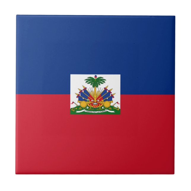 Haiti flag tile (Front)