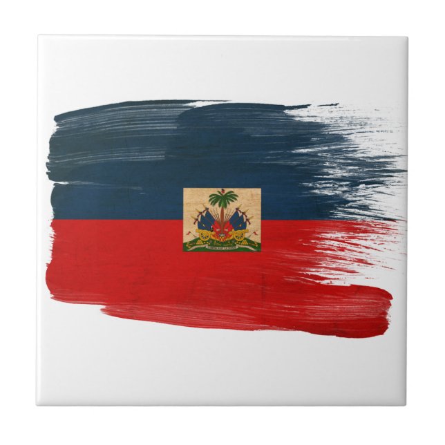 Haiti Flag Tile (Front)