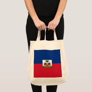 Haiti flag tote bag