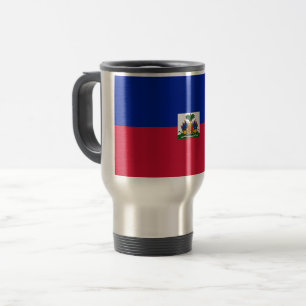 Haiti Flag Travel Mug