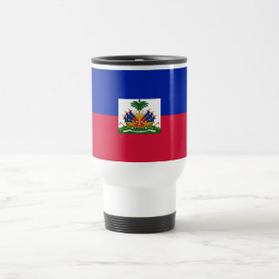 Haiti Flag Travel Mug