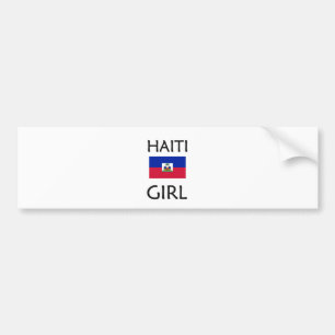 HAITI GIRL BUMPER STICKER