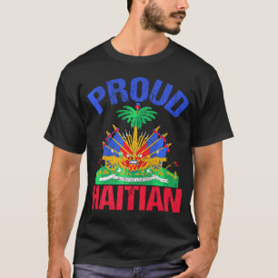 Haiti Haitian America Flag Proud Love Ayiti Countr T-Shirt
