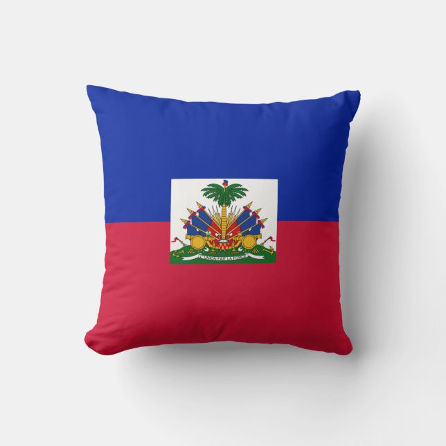 Haiti (Haitian) Flag Cushion (Front)