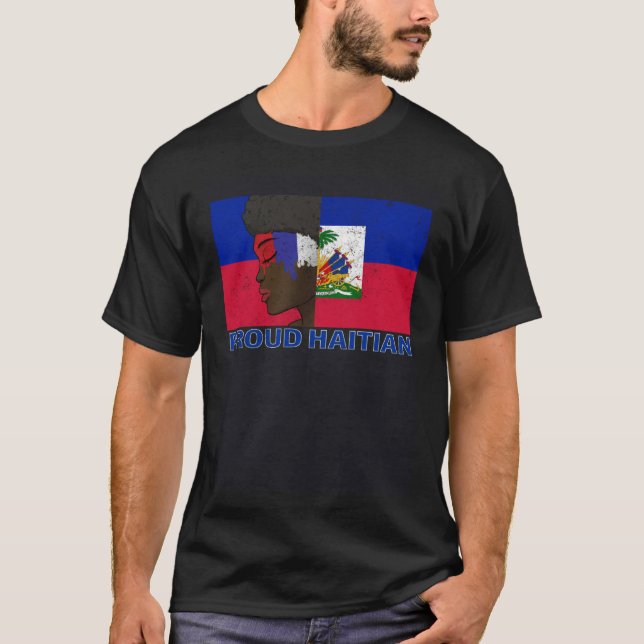 Haiti Haitian Flag Day Proud Woman Ayiti Girl  11 T-Shirt (Front)