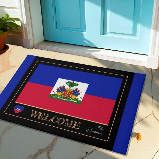 Haiti & Haitian Flag house mats /sports Welcome (Creator Uploaded)