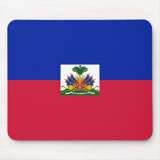 Haiti (Haitian) Flag Mouse Mat (Front)