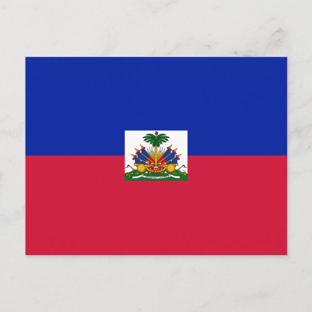 Haiti (Haitian) Flag Postcard (Front)