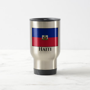 Haiti (Haitian) Flag Travel Mug