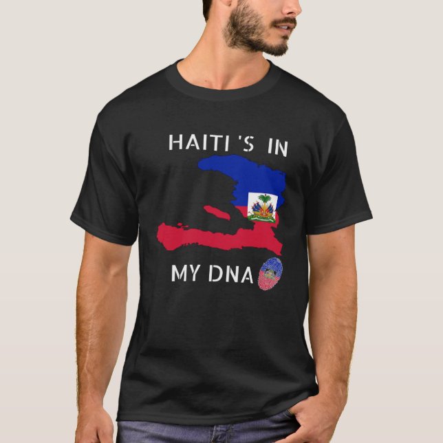 Haiti Is In My DNA Haitian flag day Pride Haiti T-Shirt (Front)