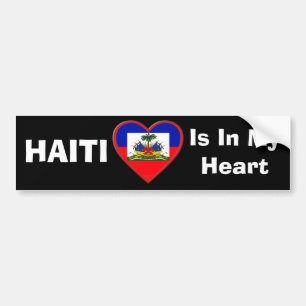 Haiti is In our hearts Bumper Sticker