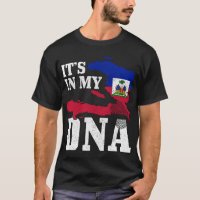 Haiti It_s In My DNA Fingerprint Haitian Flag Prid