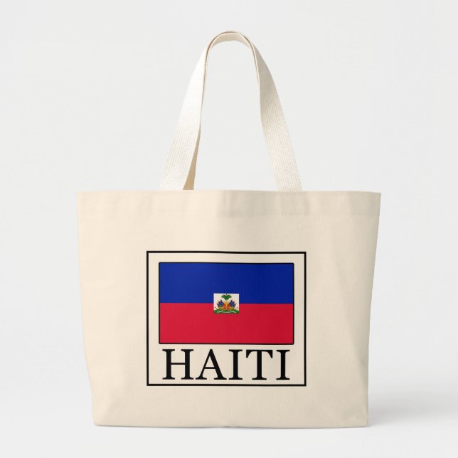 Haiti Large Tote Bag (Front)