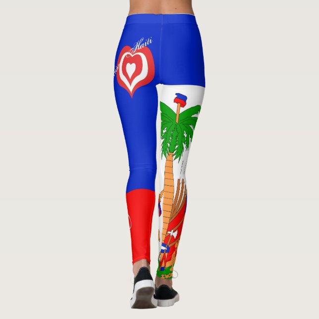 HAITI LEGGINGS FLAG HAVIC ACD (Back)