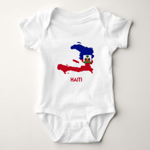 HAITI MAP BABY BODYSUIT