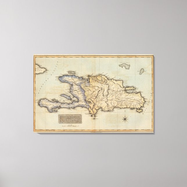 Haiti or Saint Domingo Canvas Print (Front)