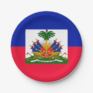 Haiti Paper Plate