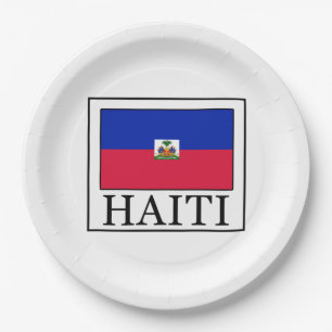 Haiti Paper Plate