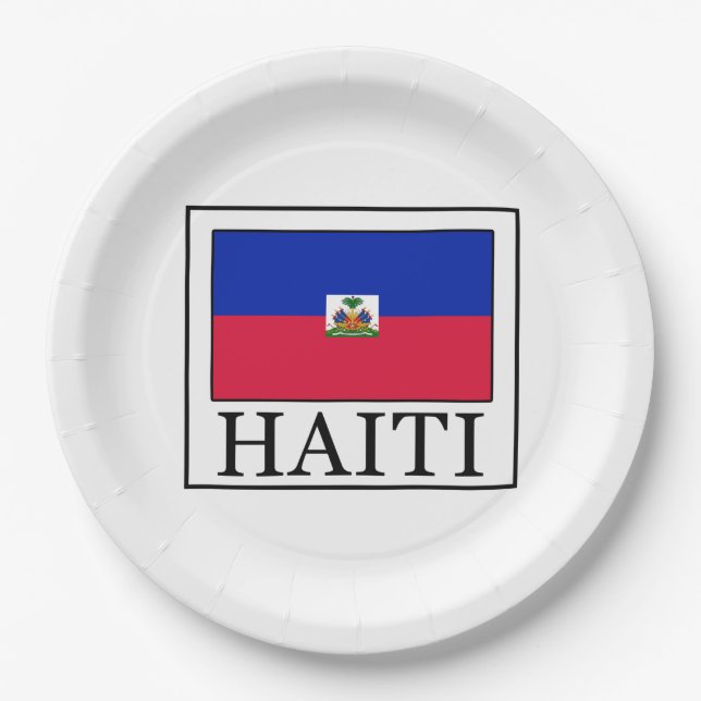 Haiti Paper Plate (Front)