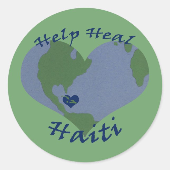 Haiti Relief Valentine Stickers (Front)