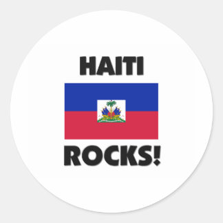 Haiti Rocks Classic Round Sticker