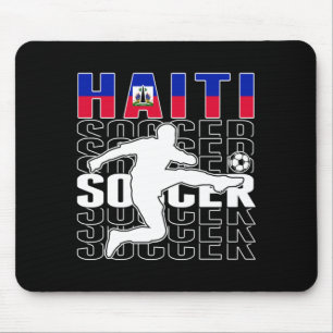 Haiti Soccer Lovers Jersey - Proud Haitian Mouse Mat