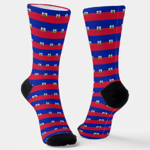 Haiti Socks, patriotic Haitian Flag fashion Socks