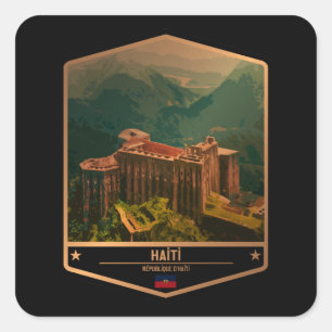 Haiti Square Sticker