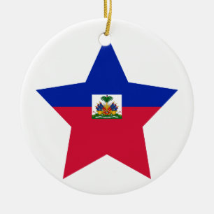 Haiti Star Ceramic Tree Decoration