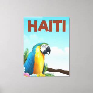 Haiti Travel poster Canvas Print