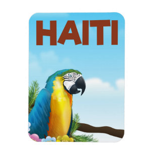 Haiti Travel poster Magnet